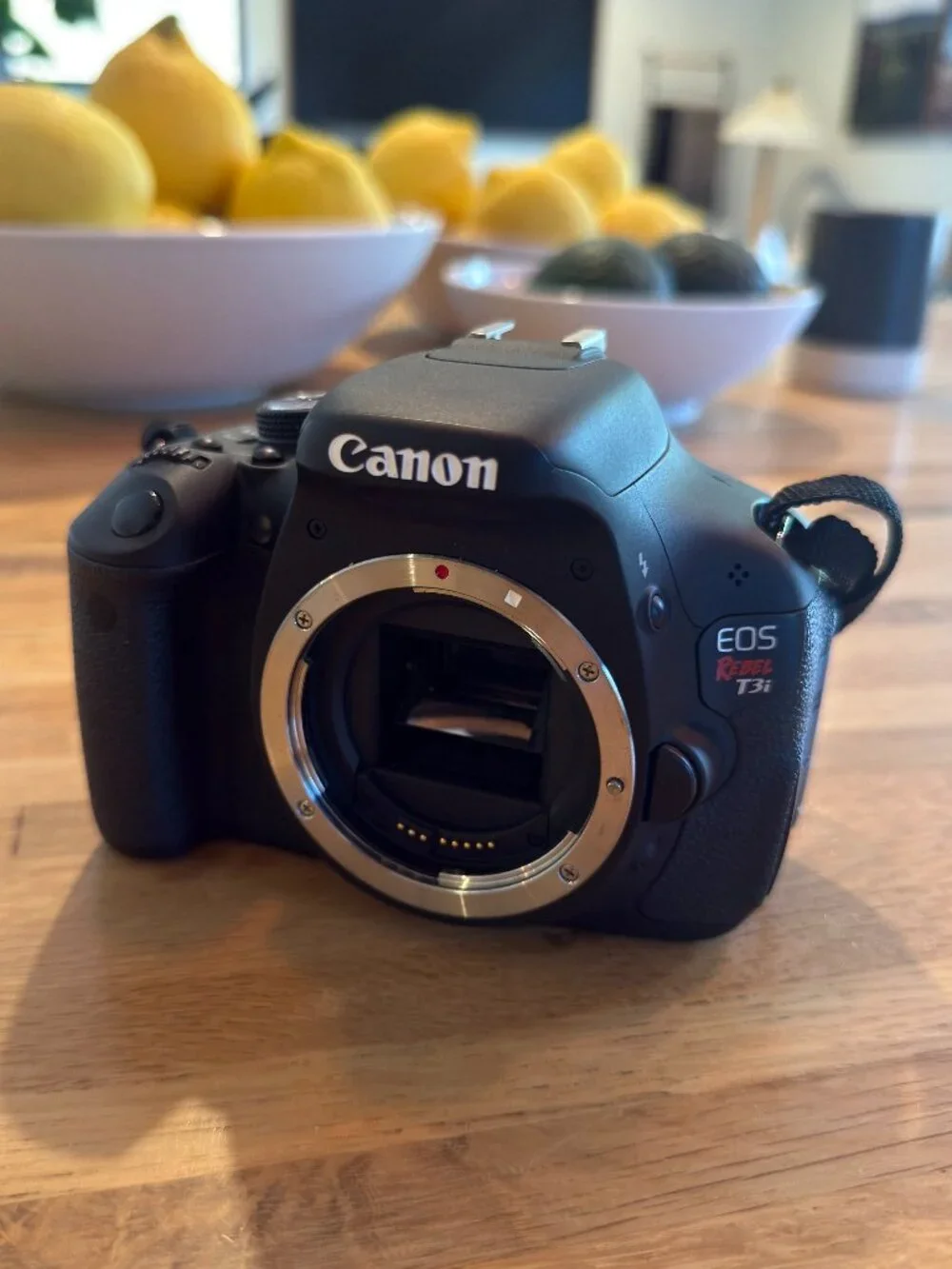 Canon EOS Rebel T3i DSLR Camera (Body-Only) // Case & Parts Included